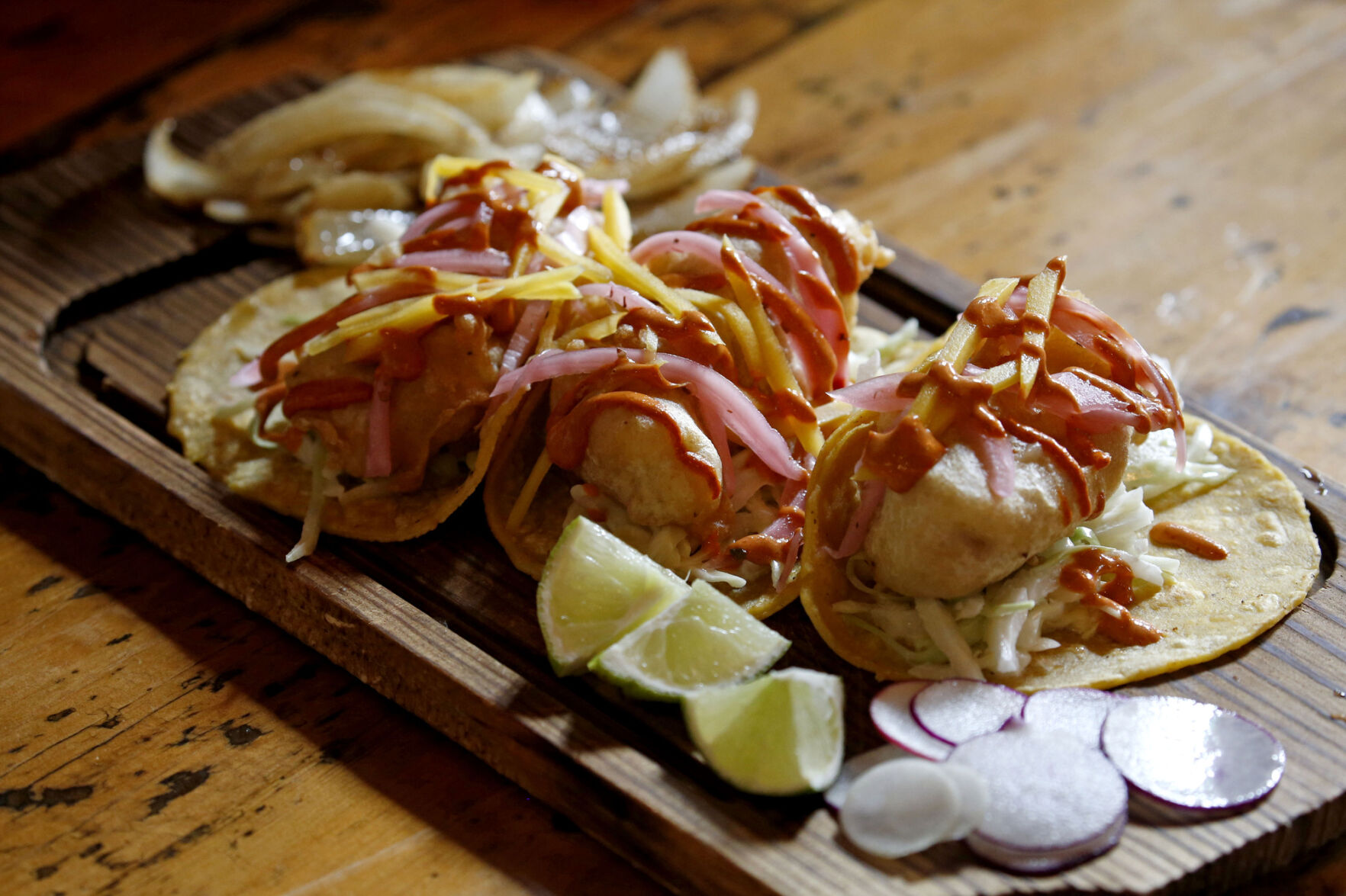 Maizal Mexican Kitchen & Mezcaleria (copy) Baja fish tacos